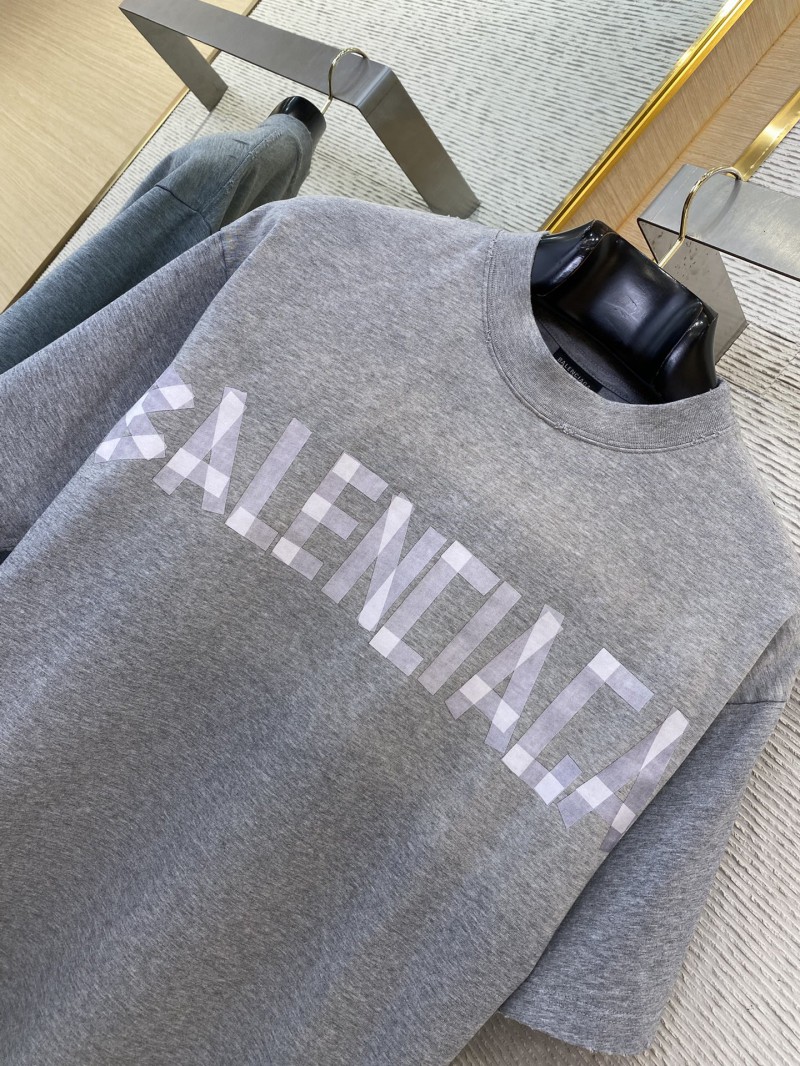 Balenciaga Mylar Tape Print Short Sleeve T-Shirt 5