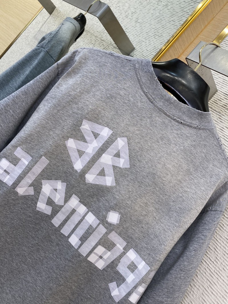 Balenciaga Mylar Tape Print Short Sleeve T-Shirt 7