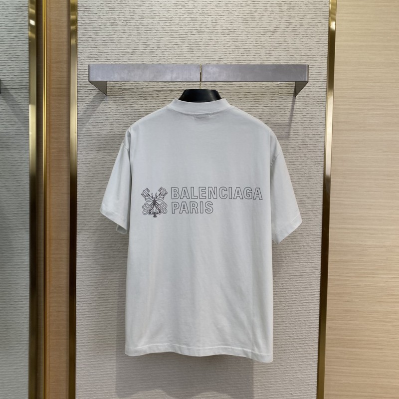 Balenciaga Printed Short Sleeve T-Shirt 1