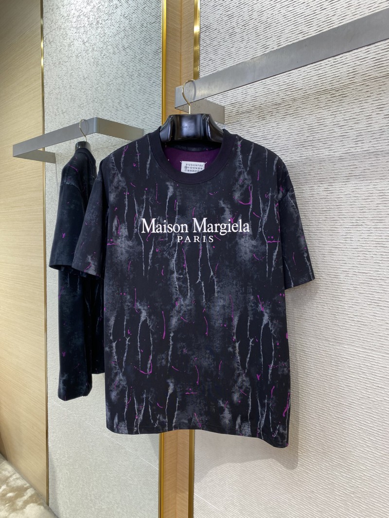 Maison Margiela Clashing Burnout Print Reversible Short Sleeve T-Shirt Black 4
