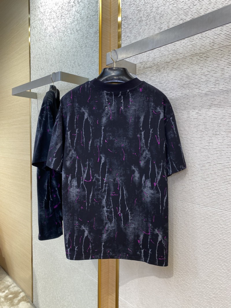 Maison Margiela Clashing Burnout Print Reversible Short Sleeve T-Shirt Black 6