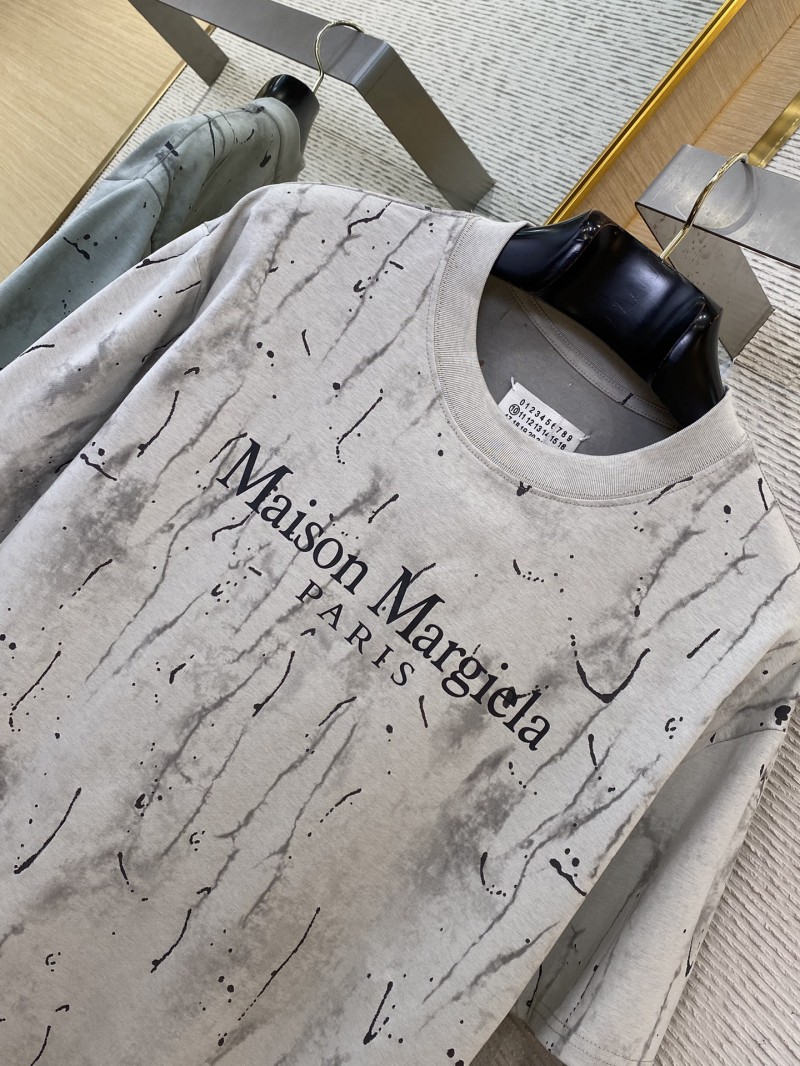 Maison Margiela Clashing Burnout Print Reversible Short Sleeve T-Shirt White 5
