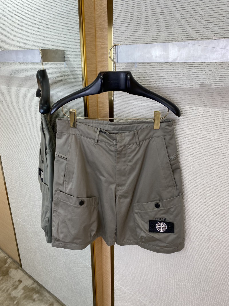 Dior ?? stone island co-branded shorts grey 6