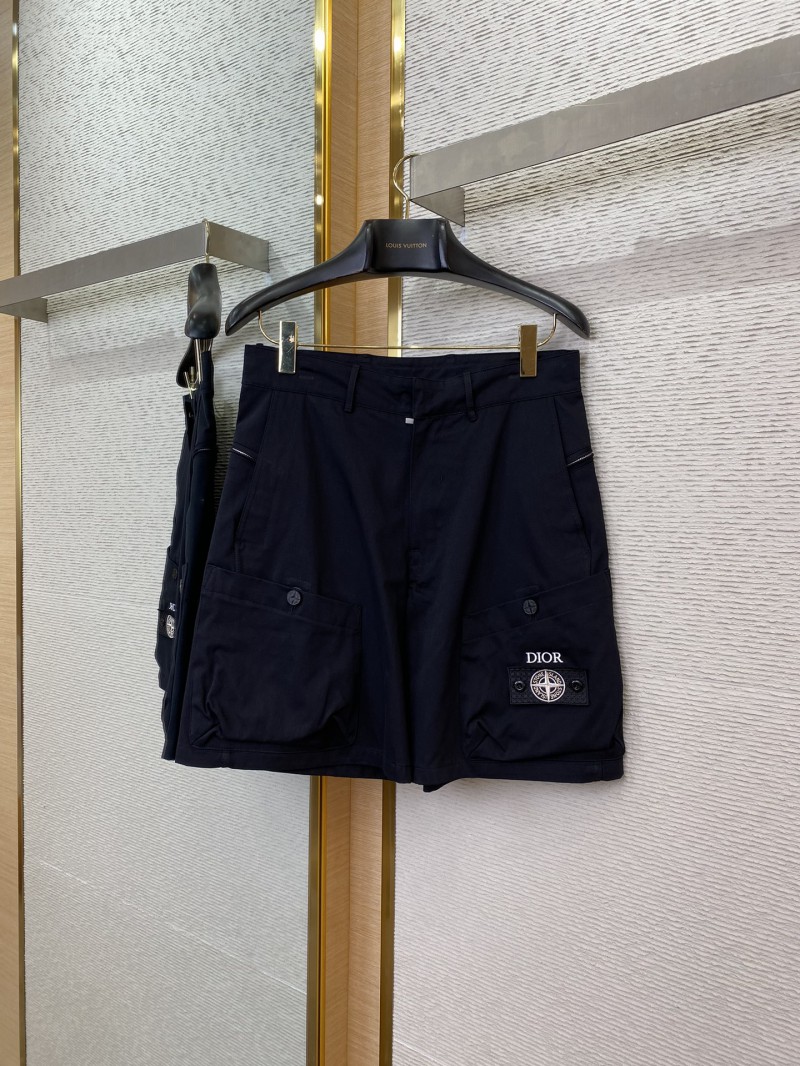 Dior ?? stone island co-branded shorts black 4