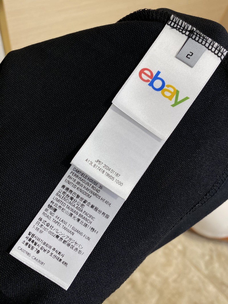 Balenciaga Rainbow Letter Embroidered Polo Shirt 2