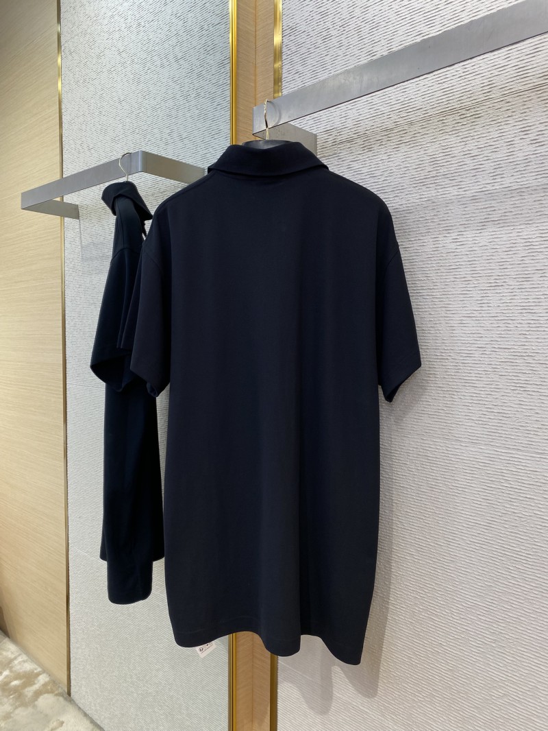 Balenciaga Rainbow Letter Embroidered Polo Shirt 7