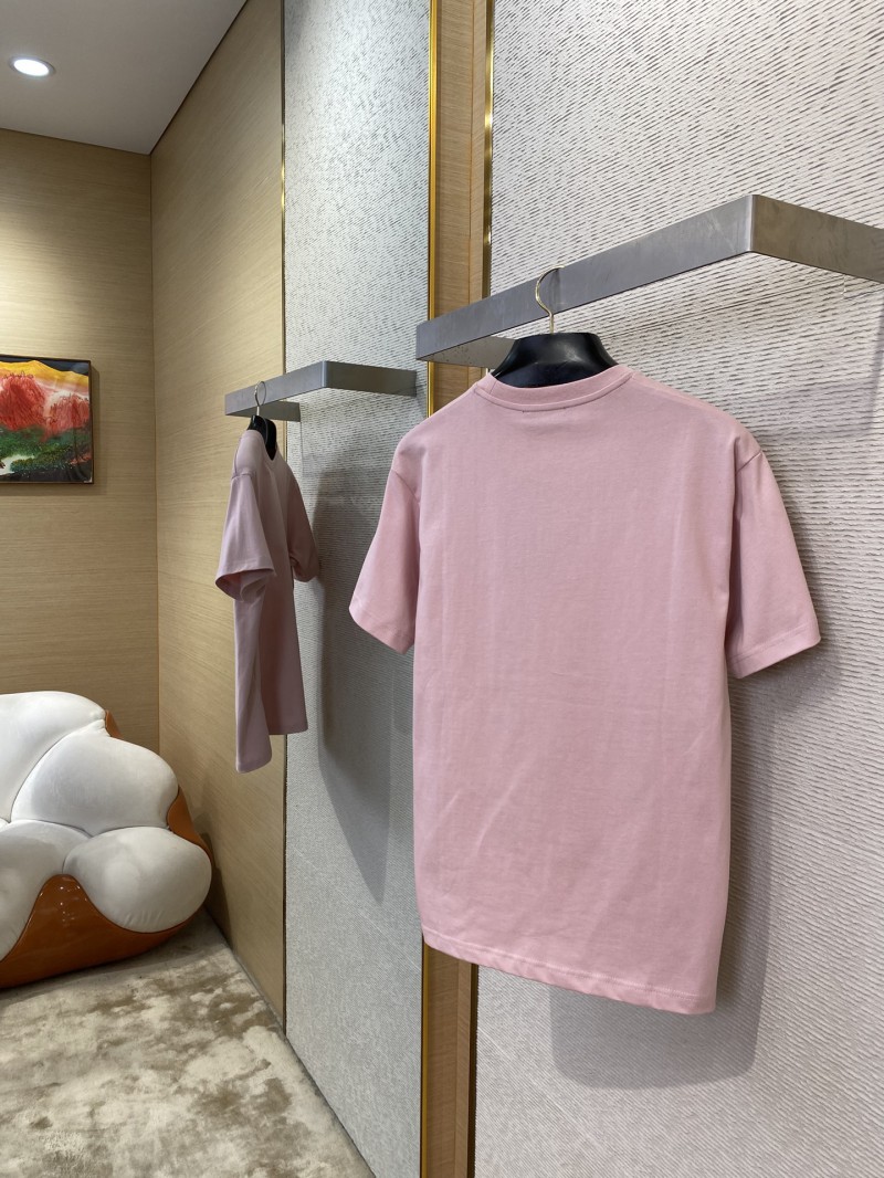 Gucci Rose Embroidery Round Neck Short Sleeve T-Shirt 3