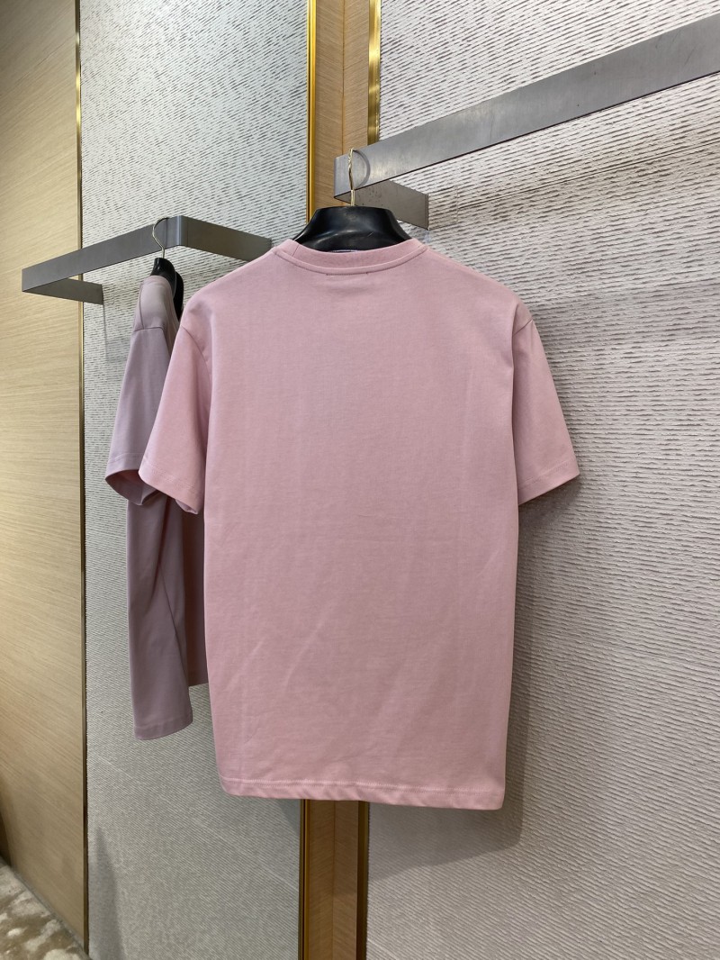 Gucci Rose Embroidery Round Neck Short Sleeve T-Shirt 6