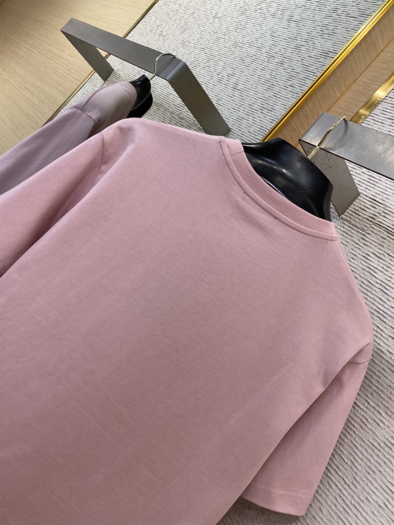Gucci Rose Embroidery Round Neck Short Sleeve T-Shirt 8