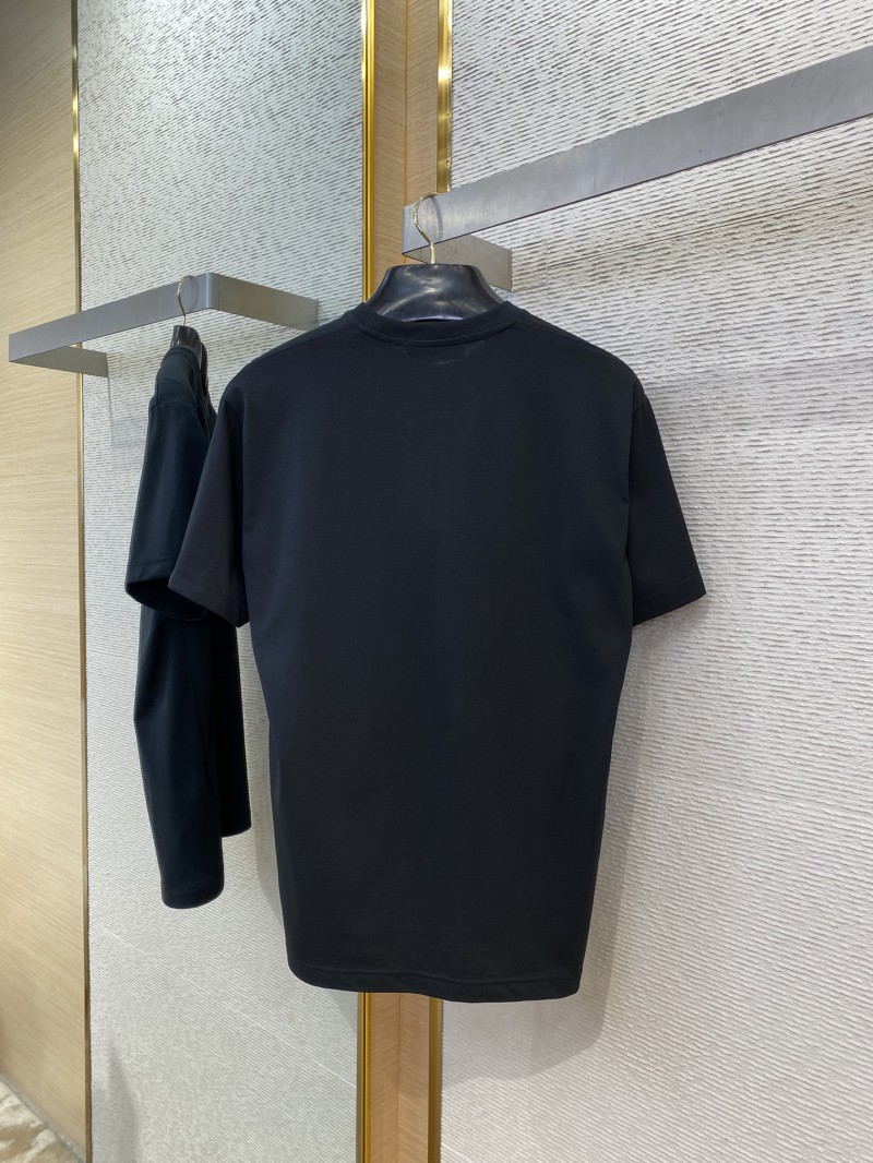 Gucci Green Rose 3D Embroidery Short Sleeve Black 6