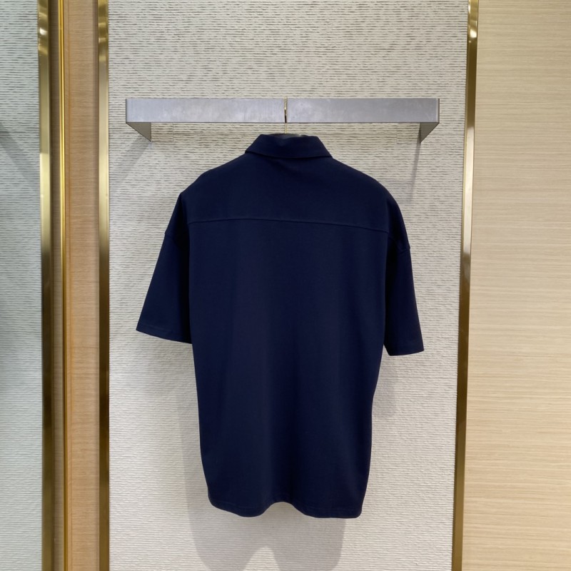 Dior Patch Pocket CD Diamond Embroidered Polo Shirt 1