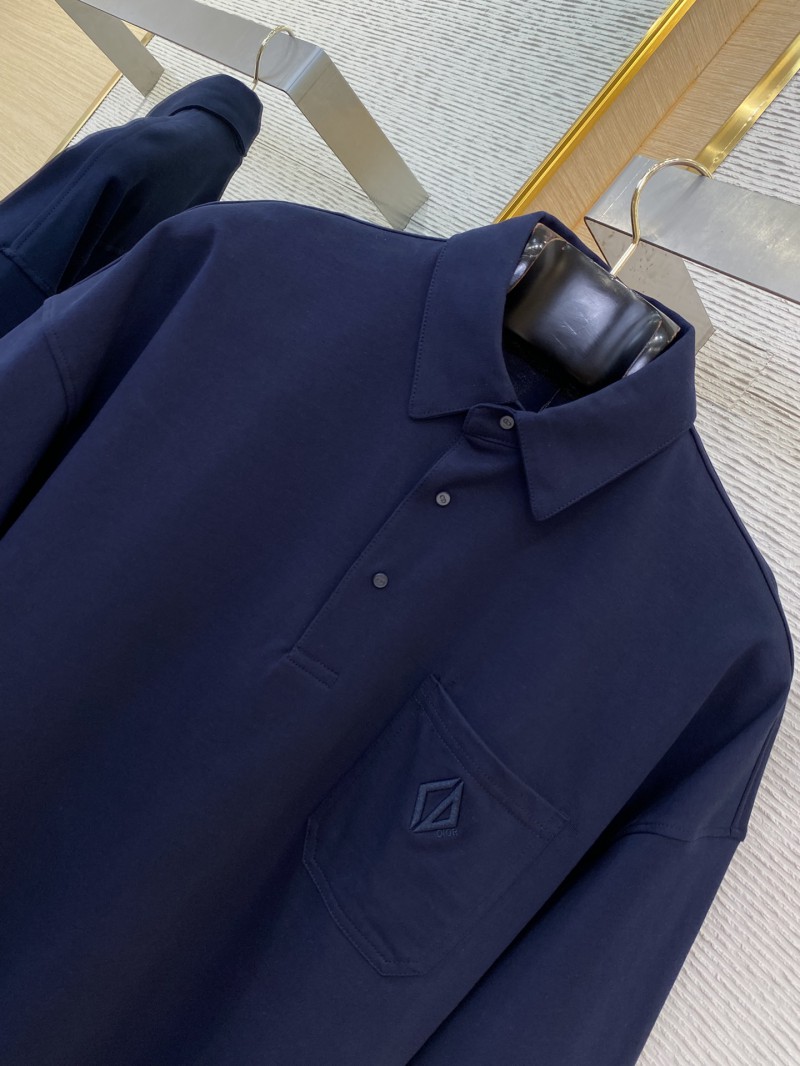 Dior Patch Pocket CD Diamond Embroidered Polo Shirt 5