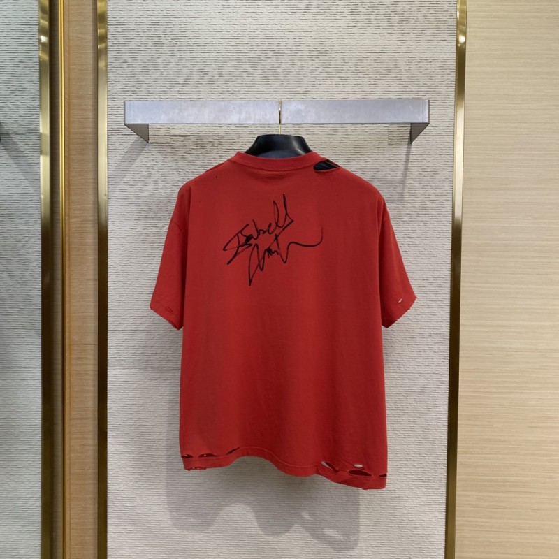 Balenciaga Co-branded Portrait Print Short Sleeve T-Shirt 1
