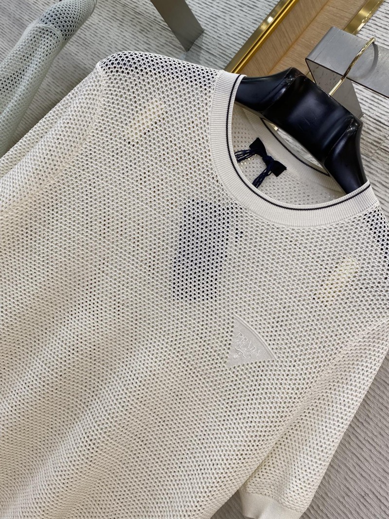 Prada Skeleton Logo Turtleneck Crew 2 5