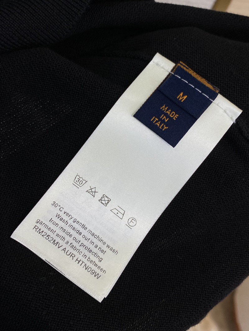 LV turndown collar jacquard short sleeve polo shirt 8