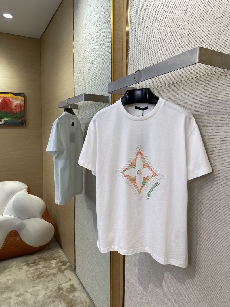 LV quatrefoil hot diamonds short-sleeved T-shirt 2