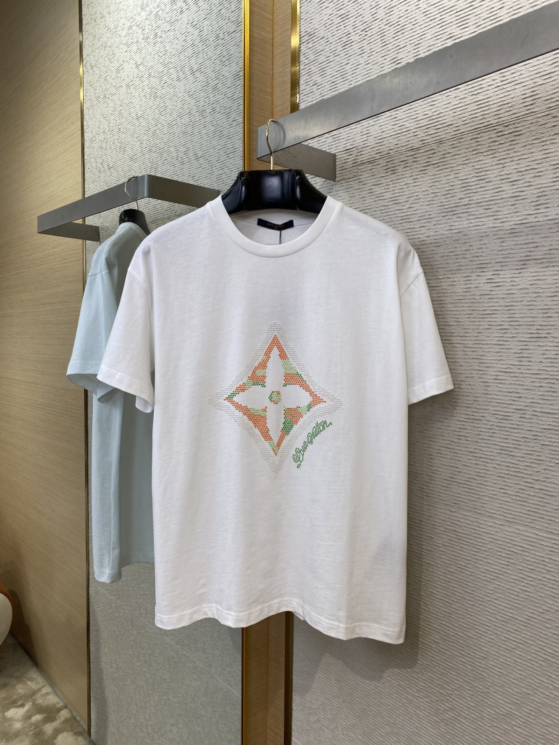 LV quatrefoil hot diamonds short-sleeved T-shirt 4