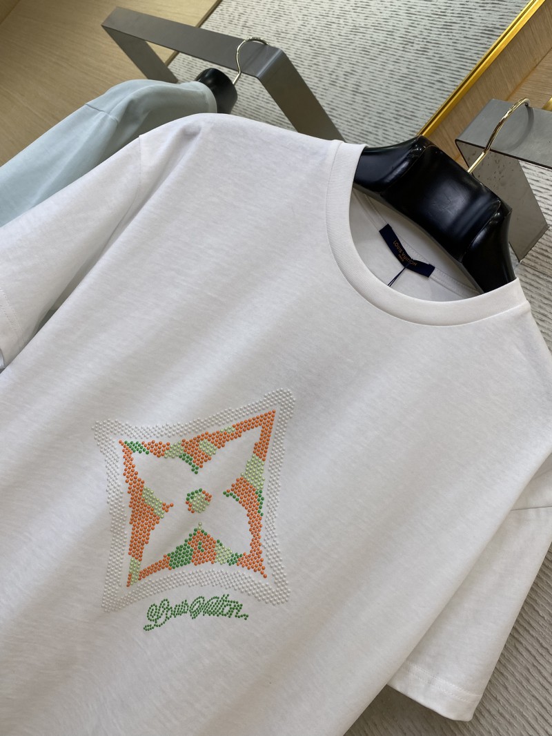 LV quatrefoil hot diamonds short-sleeved T-shirt 5