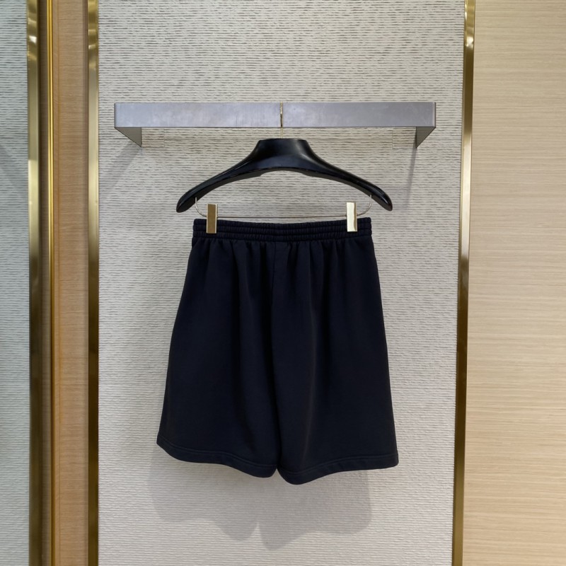 Balenciaga Embroidered Casual Shorts 1