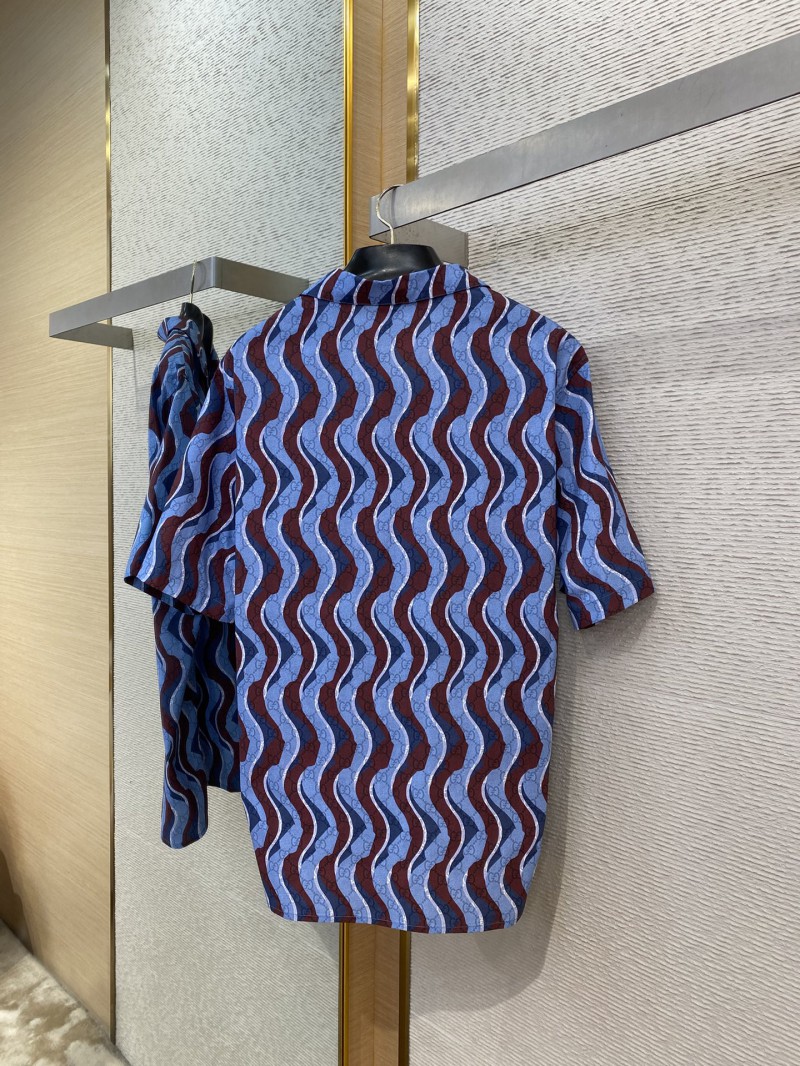 Gucci Wave Print Short Sleeve Shirt 6