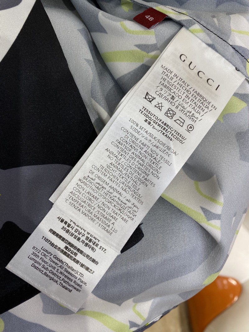 Gucci Surf Print Silk Short Sleeve Shirt 8