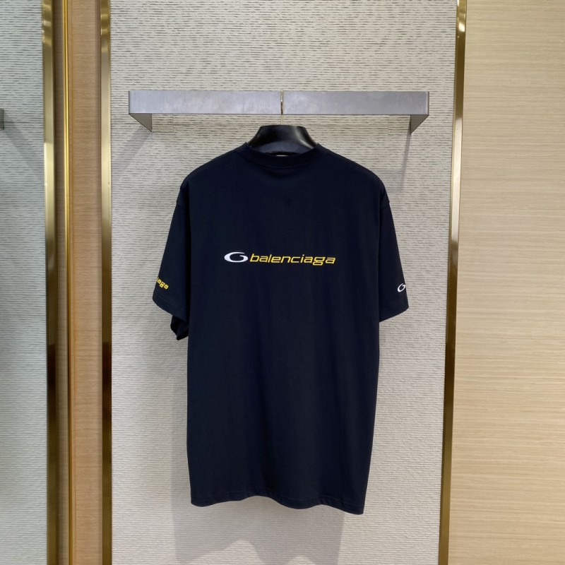 Balenciaga Ring Embroidery Short Sleeve T-Shirt 1 1