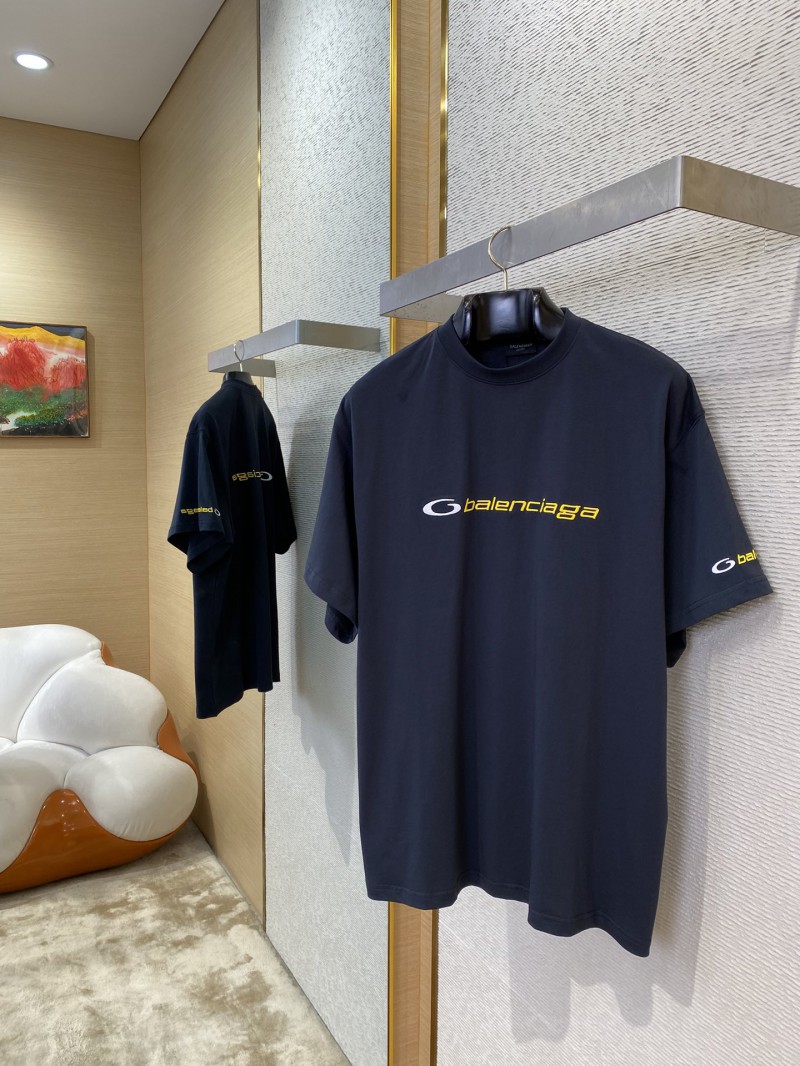Balenciaga Ring Embroidery Short Sleeve T-Shirt 1 2