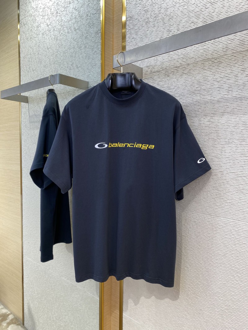 Balenciaga Ring Embroidery Short Sleeve T-Shirt 1 4
