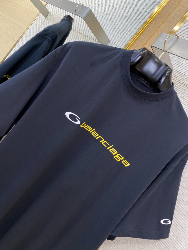 Balenciaga Ring Embroidery Short Sleeve T-Shirt 1 5