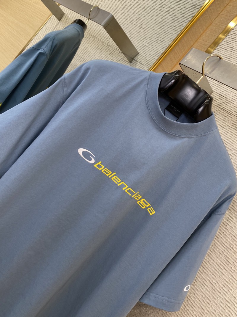 Balenciaga Ring Embroidery Short Sleeve T-Shirt 2 5
