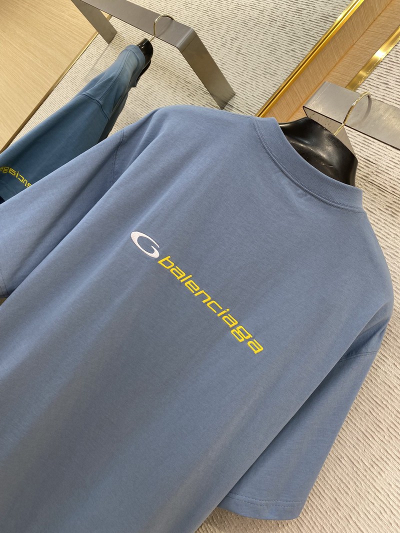 Balenciaga Ring Embroidery Short Sleeve T-Shirt 2 7