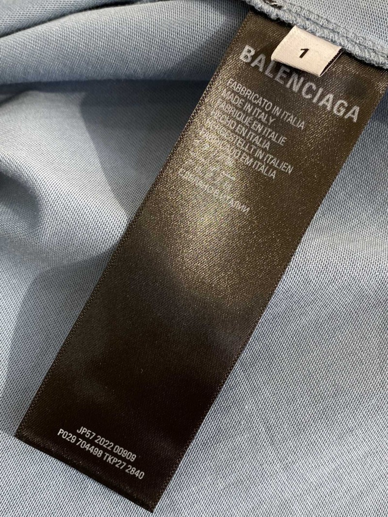 Balenciaga Ring Embroidery Short Sleeve T-Shirt 2 8