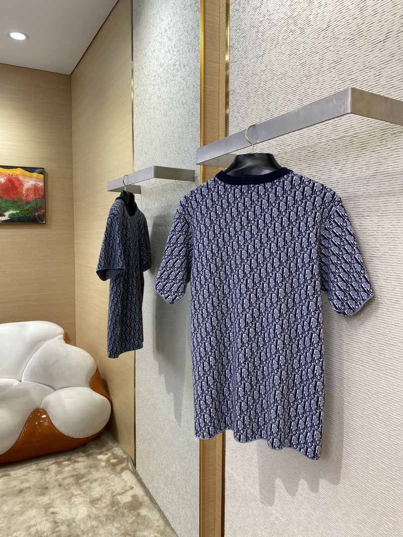 Dior Classic Old Fashioned Full Knit Short Sleeve 4