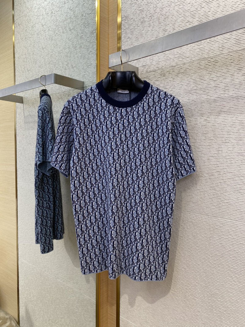 Dior Classic Old Fashioned Full Knit Short Sleeve 5