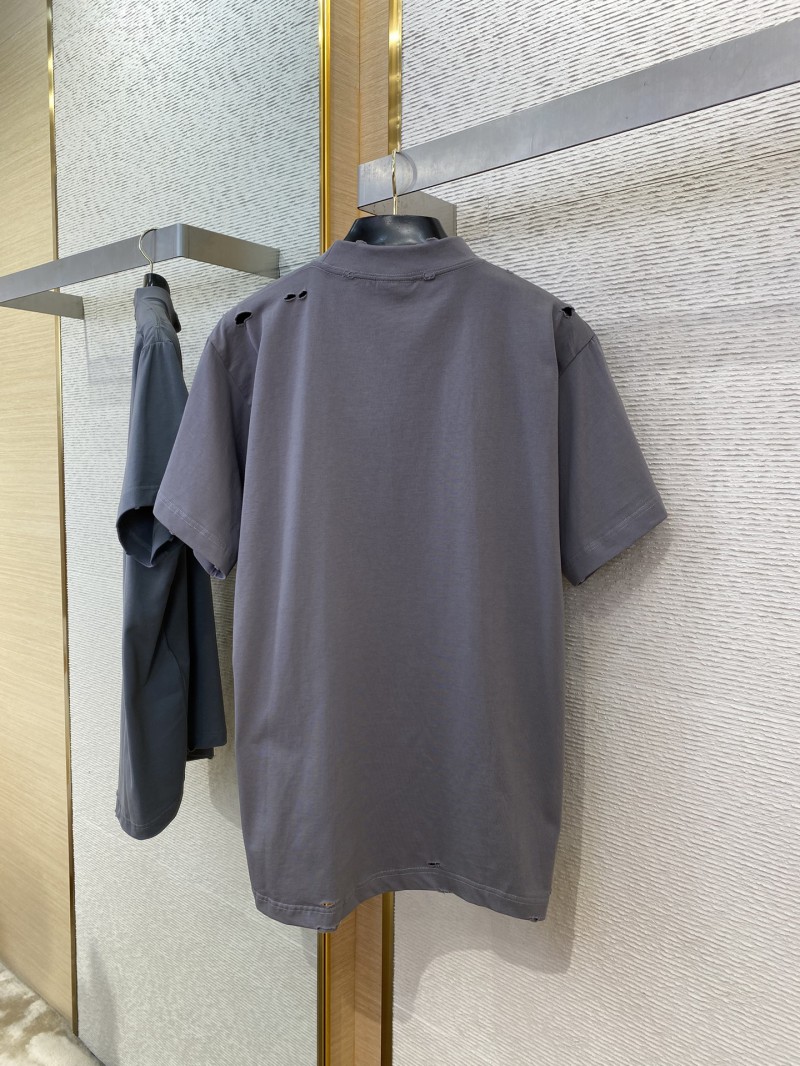 Balenciaga Letter Destroyed Irregular Short Sleeve T-Shirt 6