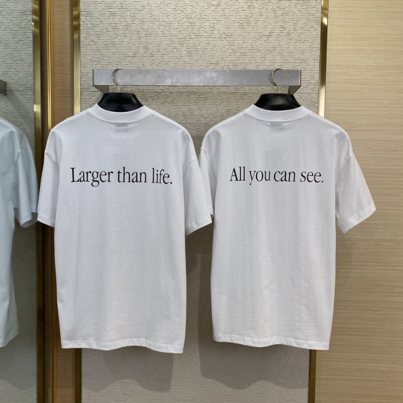 Balenciaga Sun Hat Print Short Sleeve T-Shirt 1