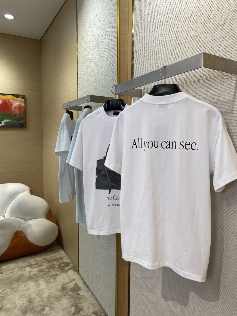 Balenciaga Satchel Print Short Sleeve T-Shirt 3