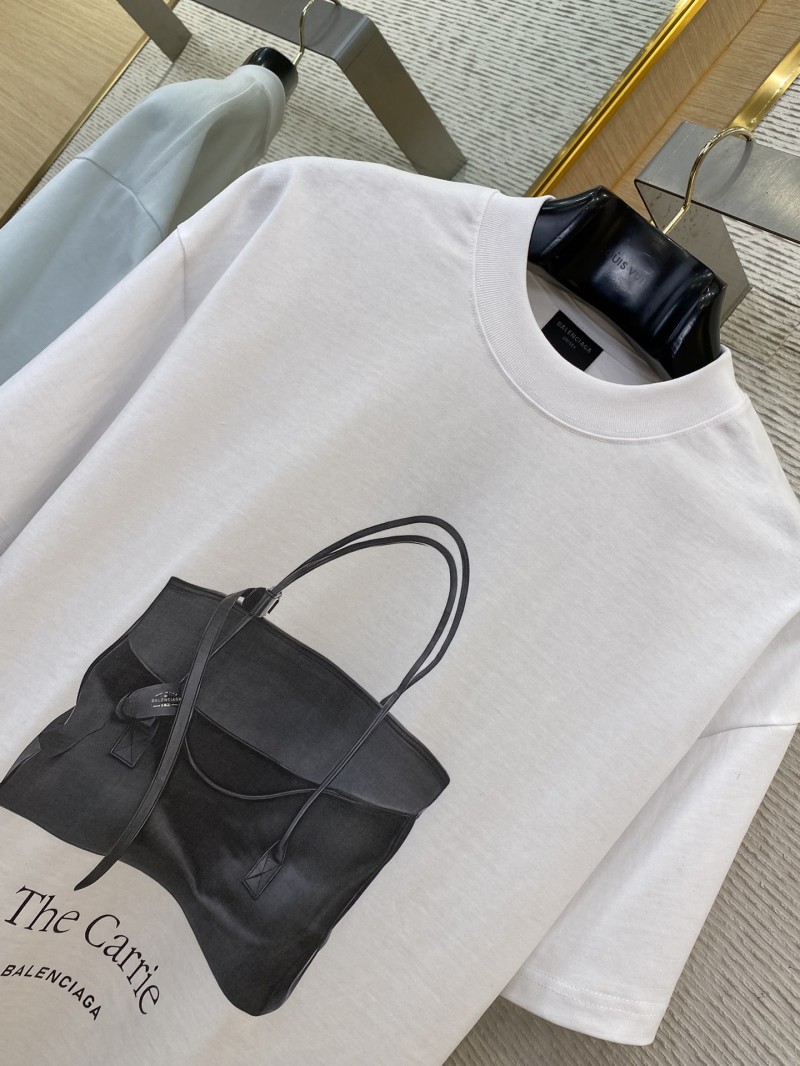 Balenciaga Satchel Print Short Sleeve T-Shirt 5