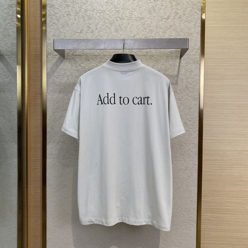 Balenciaga Shoes Print Short Sleeve T-Shirt 1