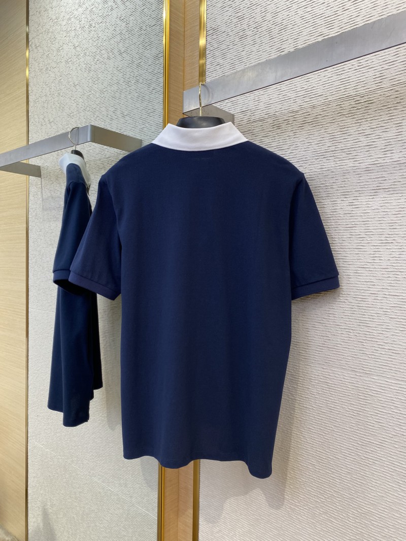 Miu Miu Colour Block Collar Beaded Short Sleeve Polo Shirt 6