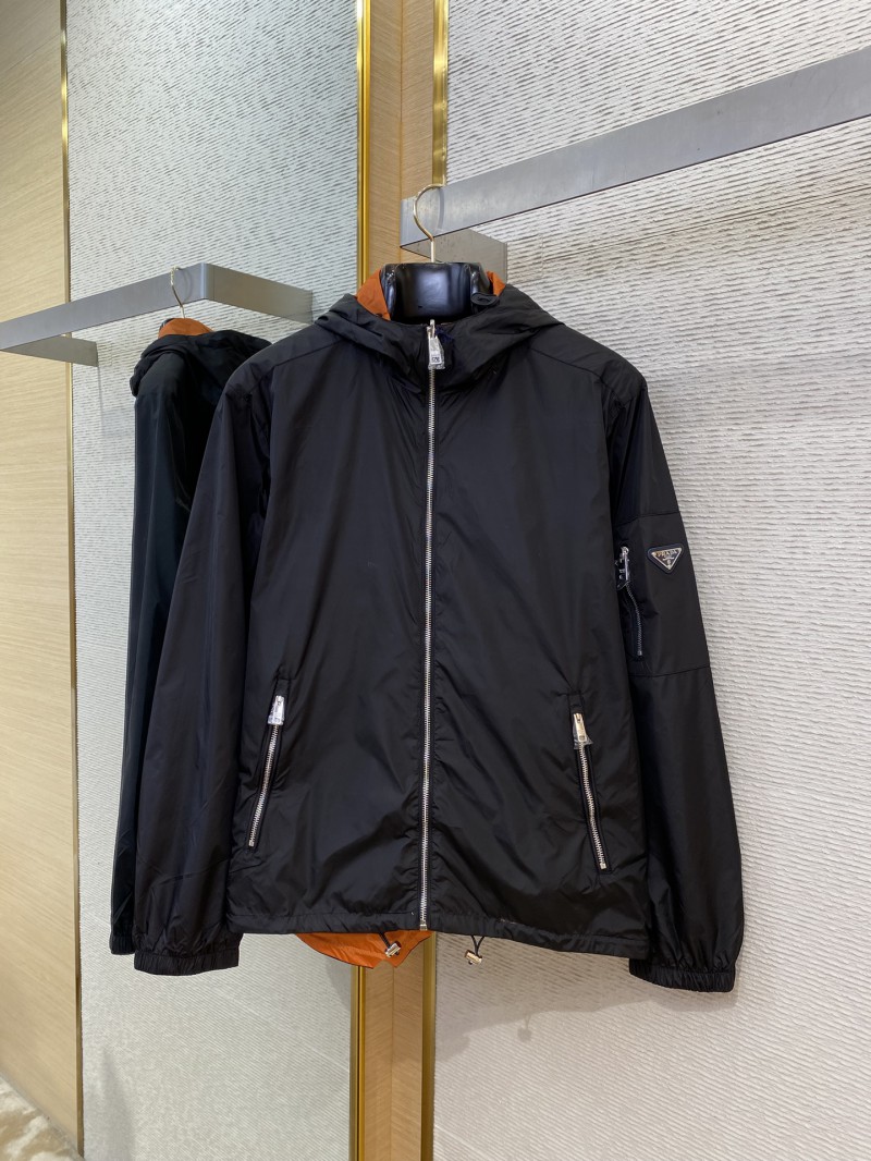 Prada Reversible Hooded Jacket Coat 4