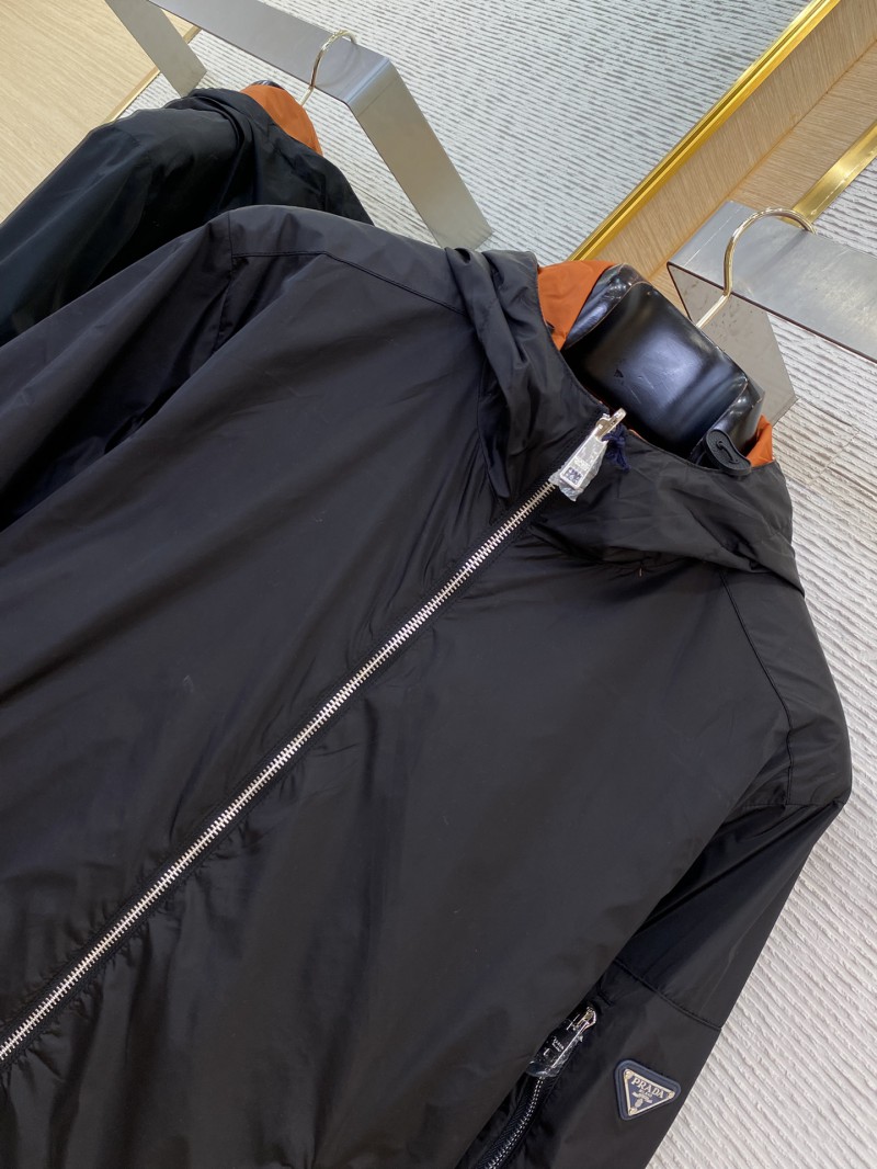 Prada Reversible Hooded Jacket Coat 5