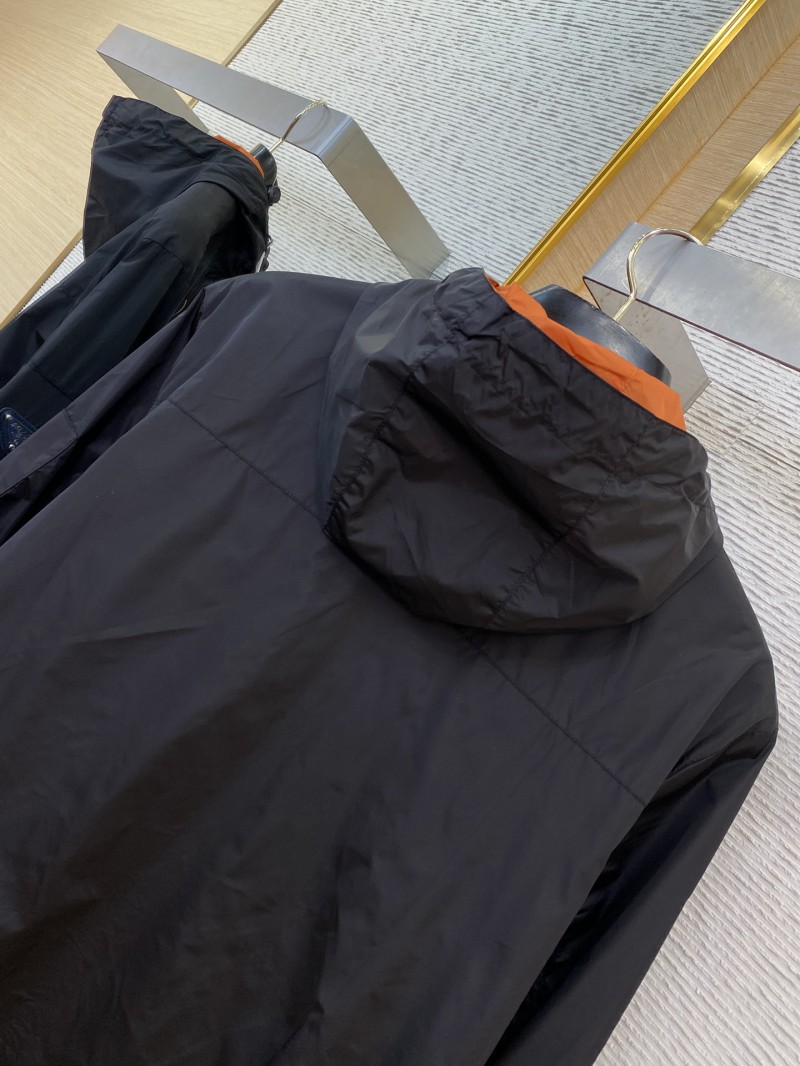 Prada Reversible Hooded Jacket Coat 7