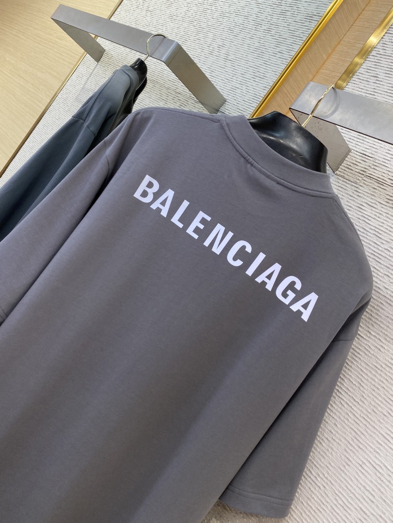 Balenciaga Letters Reflective Short Sleeve T-Shirt 7