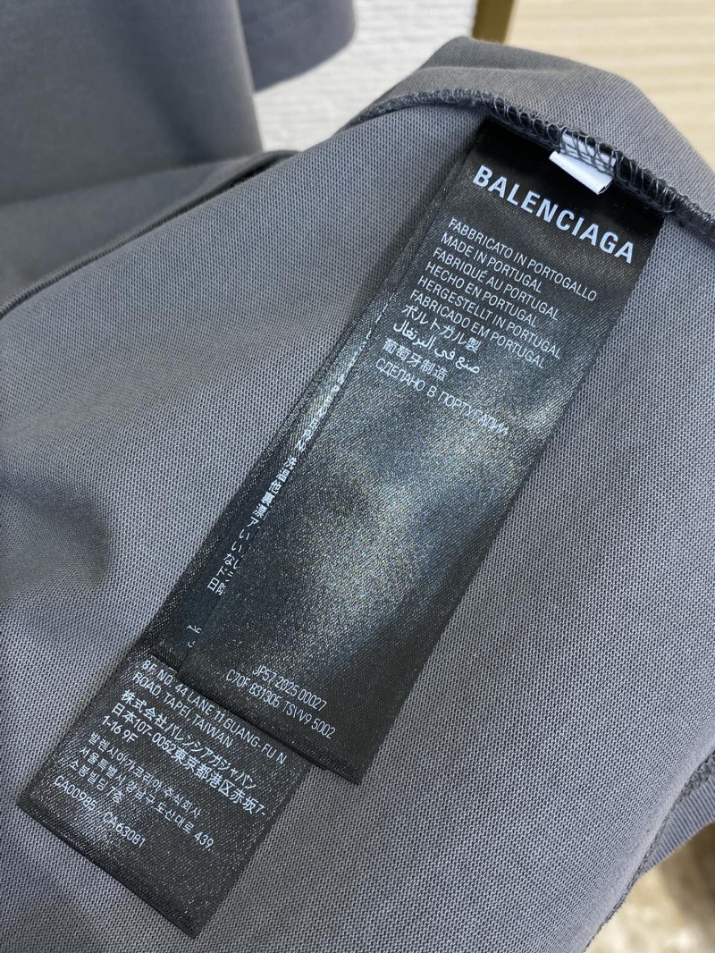 Balenciaga Letters Reflective Short Sleeve T-Shirt 8