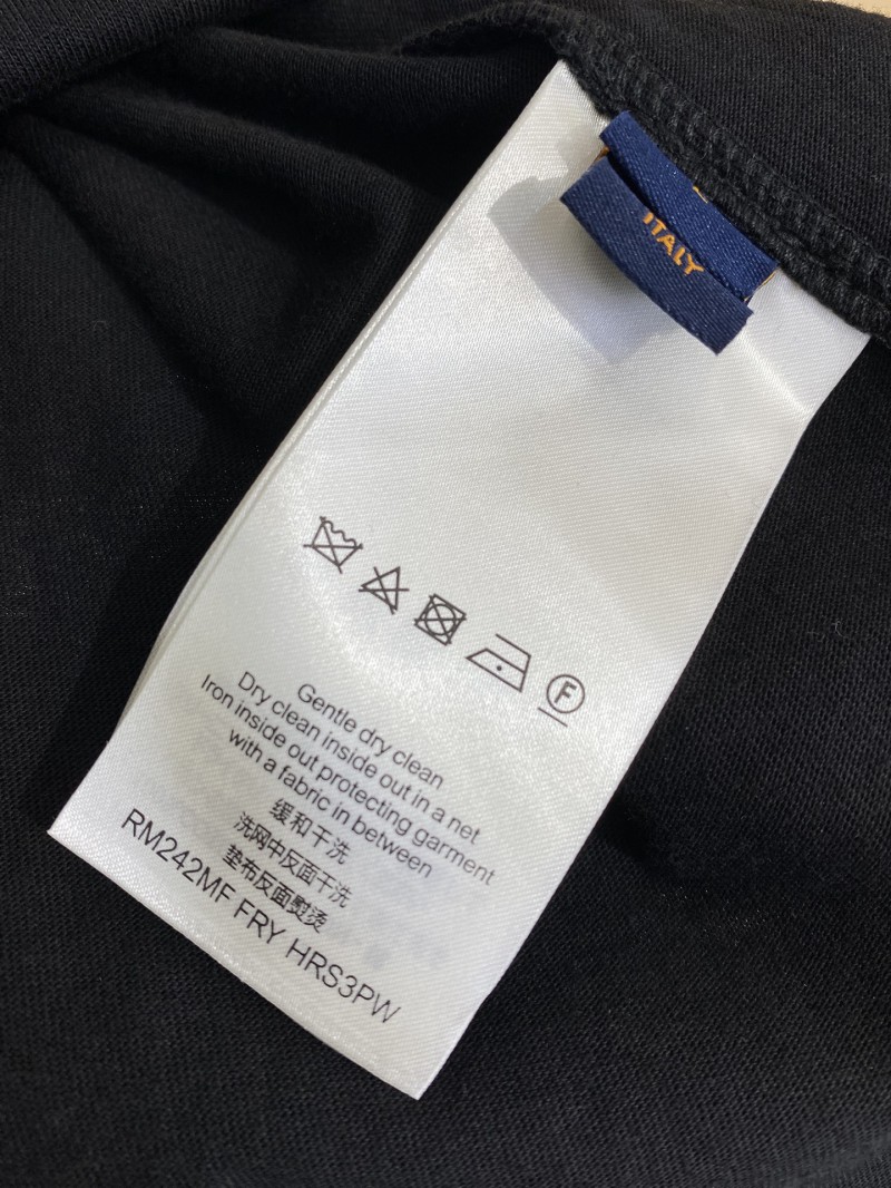 LV Classic Gradient Cotton Round Neck Short Sleeve 1 8