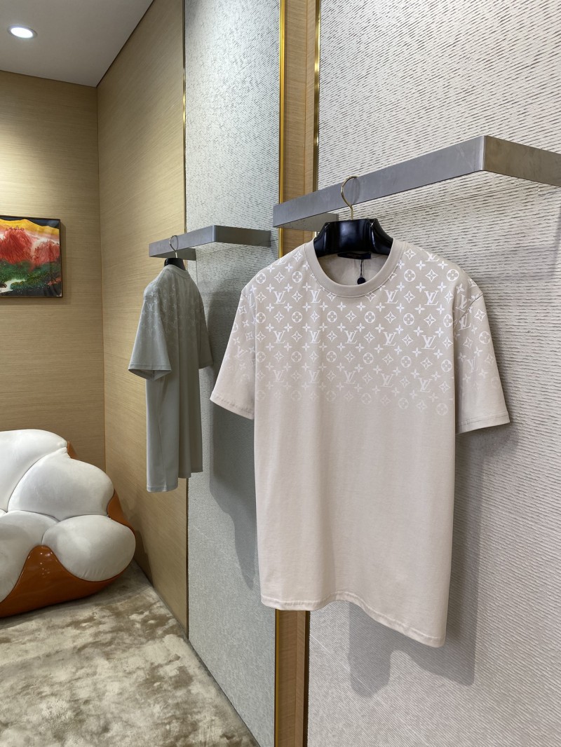 LV Classic Gradient Cotton Round Neck Short Sleeve 2 2