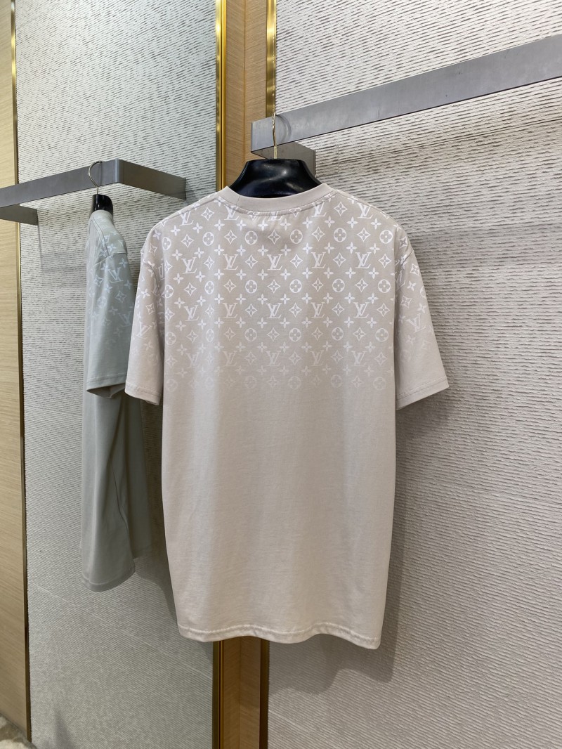 LV Classic Gradient Cotton Round Neck Short Sleeve 2 6