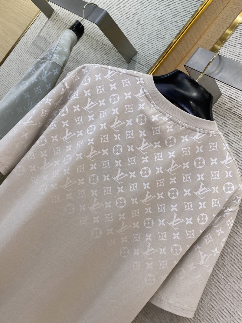 LV Classic Gradient Cotton Round Neck Short Sleeve 2 7