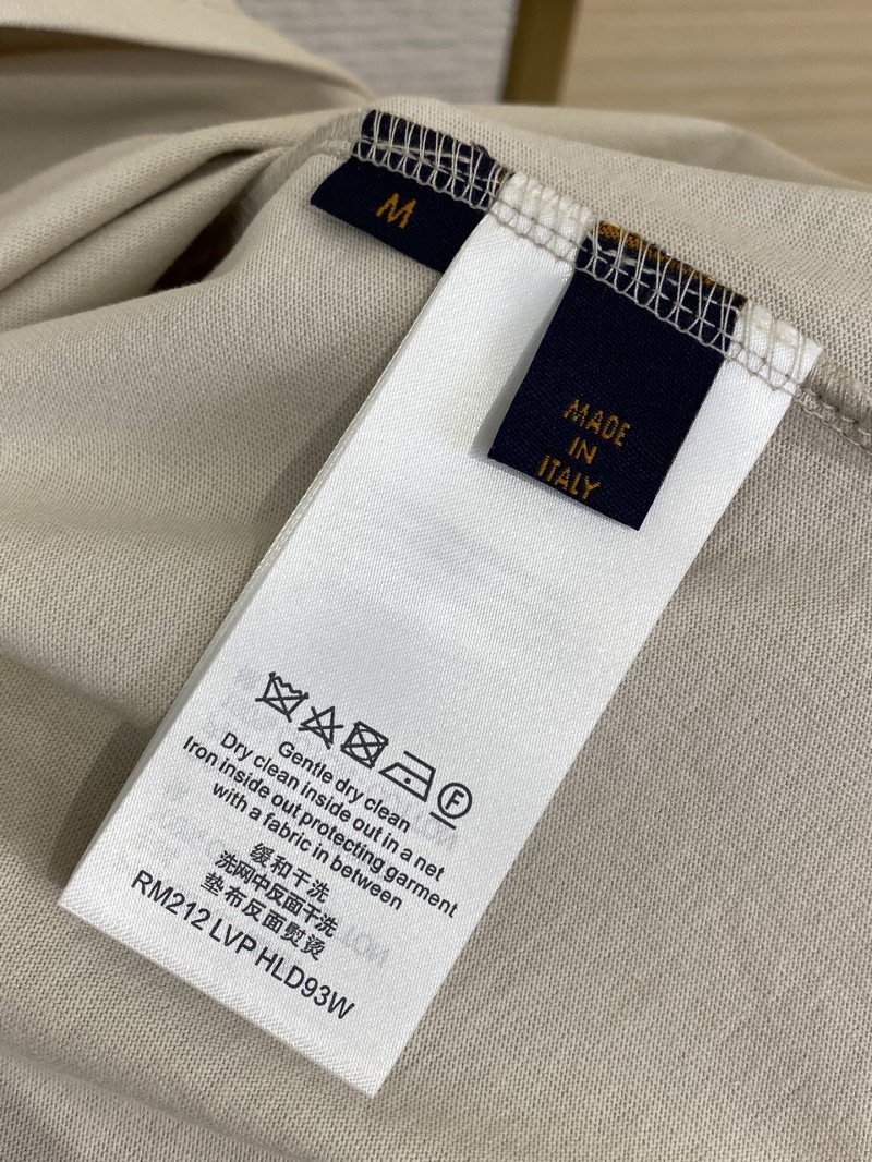 LV Classic Gradient Cotton Round Neck Short Sleeve 2 8